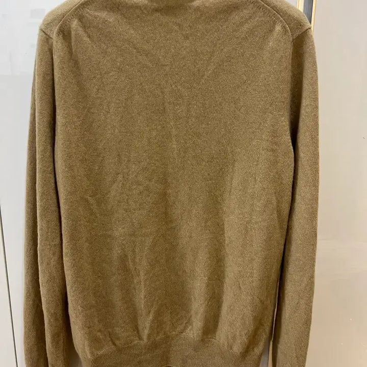 [BUNJANG] Comme des Garcons Beige White Emblem Cardigan / 꼼데가르송 베이지 화이트와펜가디건 L