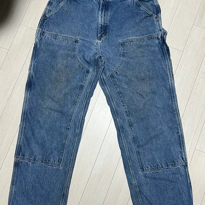 [BUNJANG] Carhartt Double Knee Denim Work Pants / 00s 빈티지 칼하트 더블니 데님 워크팬츠 B73DST 36사이즈