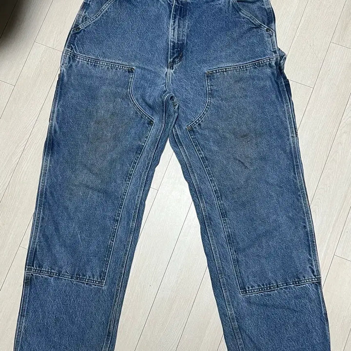 [BUNJANG] Carhartt Double Knee Denim Work Pants / 00s 빈티지 칼하트 더블니 데님 워크팬츠 B73DST 36사이즈