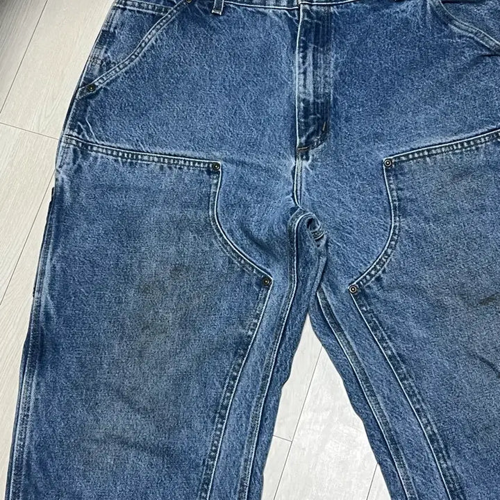 [BUNJANG] Carhartt Double Knee Denim Work Pants / 00s 빈티지 칼하트 더블니 데님 워크팬츠 B73DST 36사이즈