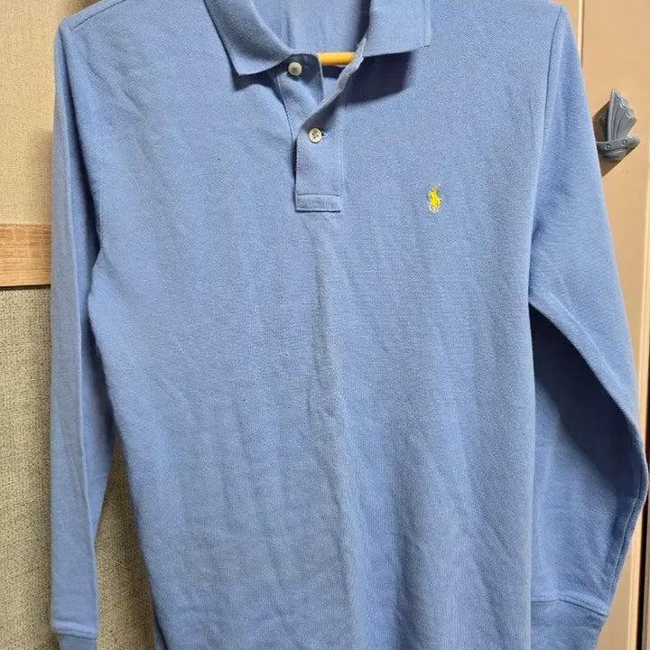 [BUNJANG] Polo Ralph Lauren Long Sleeve Polo Shirt / 폴로 랄프로렌 긴팔 폴로셔츠 하늘색