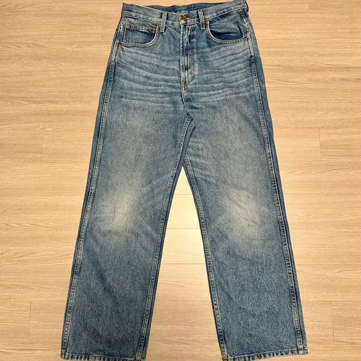 [BUNJANG] B Side Jean Vintage Washed Light Wash Denim Pants / B SIDE JEAN 비사이드진 빈티지 워싱 연청 데님 팬츠 29사이즈