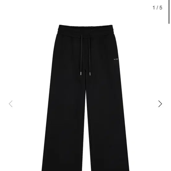 [BUNJANG] Jeong Da Na Low Sugar Low Rise Sweatpants Black / 정다나 로우슈가 로우라이즈 스웻팬츠 블랙