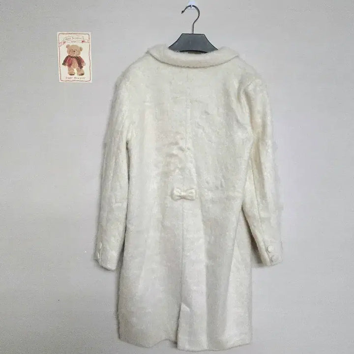 [BUNJANG] Liz Lisa Classic Wool Coat Ivory Lace Ribbon Detail / 고전 리즈리사 울코트 히메갸루 트랄라라 달천깔 모리걸 양산형 코트 핀터깔