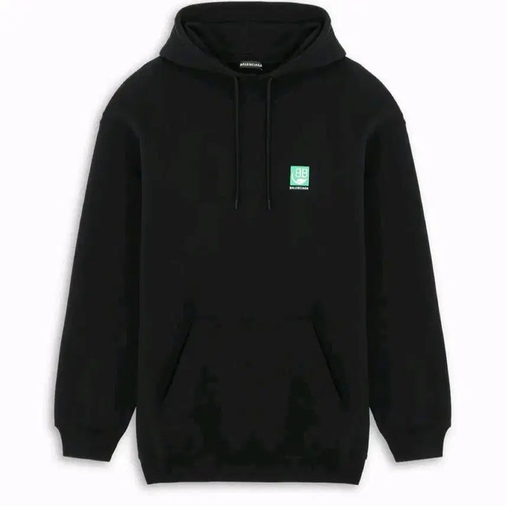 [BUNJANG] Balenciaga BB Logo Black Hoodie / 발렌시아가 BB로고 블랙 후드티!최상품!
