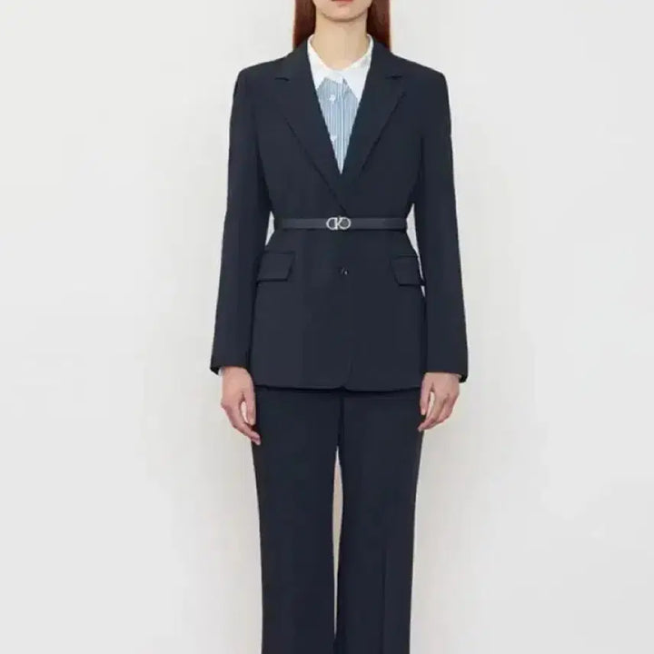 [BUNJANG] Kenneth Lady Navy Suit Set / 케네스레이디 정장 셋업(상의55,하의66)
