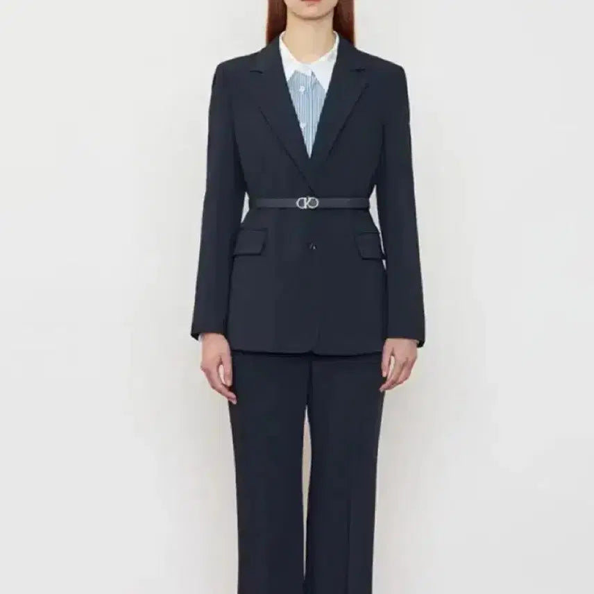 [BUNJANG] Kenneth Lady Navy Suit Set / 케네스레이디 정장 셋업(상의55,하의66)