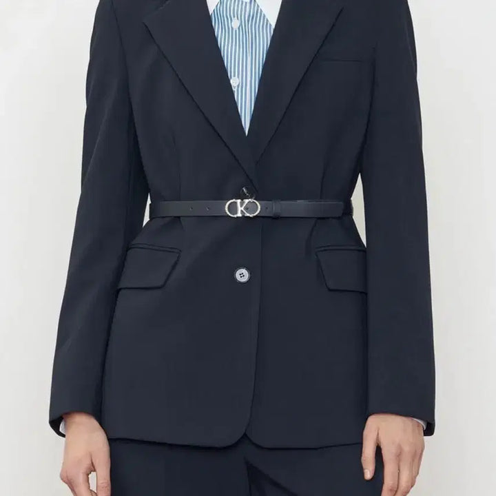 [BUNJANG] Kenneth Lady Navy Suit Set / 케네스레이디 정장 셋업(상의55,하의66)