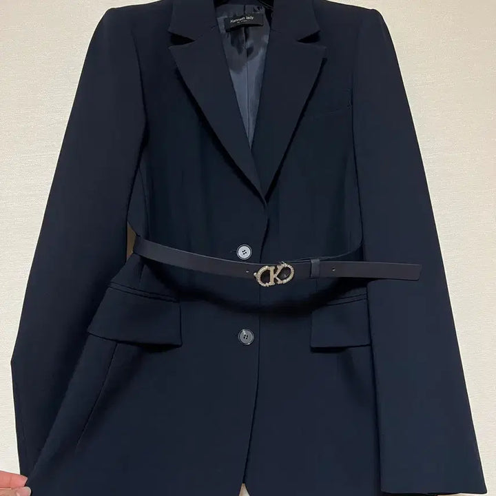[BUNJANG] Kenneth Lady Navy Suit Set / 케네스레이디 정장 셋업(상의55,하의66)
