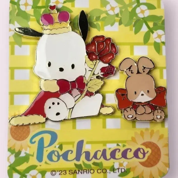 [BUNJANG] Sanrio Pochacco Miniaso Badge Set / 산리오 포차코 포챠코 중국 미니소 뱃지 세츠