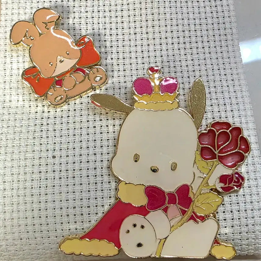 [BUNJANG] Sanrio Pochacco Miniaso Badge Set / 산리오 포차코 포챠코 중국 미니소 뱃지 세츠