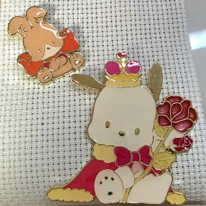 [BUNJANG] Sanrio Pochacco Miniaso Badge Set / 산리오 포차코 포챠코 중국 미니소 뱃지 세츠