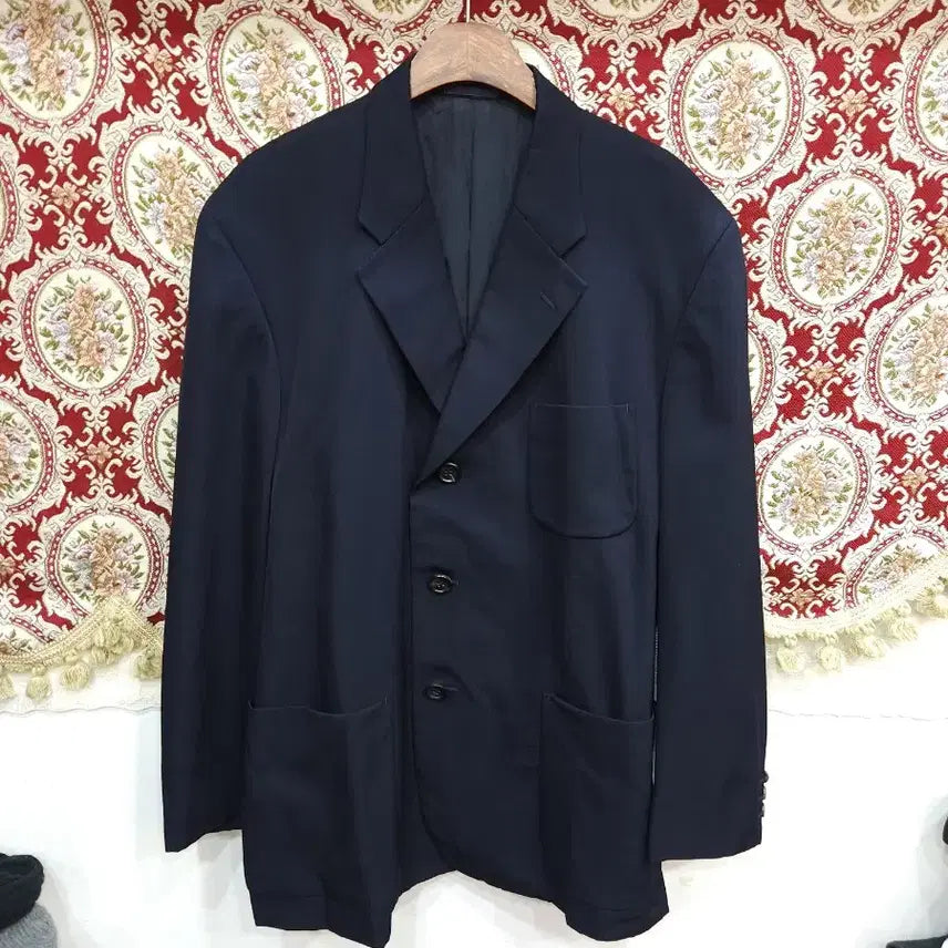 [BUNJANG] Comme des Garcons Homme 90s Navy Blazer / 꼼데가르송 옴므 90s 네이비 블레이저