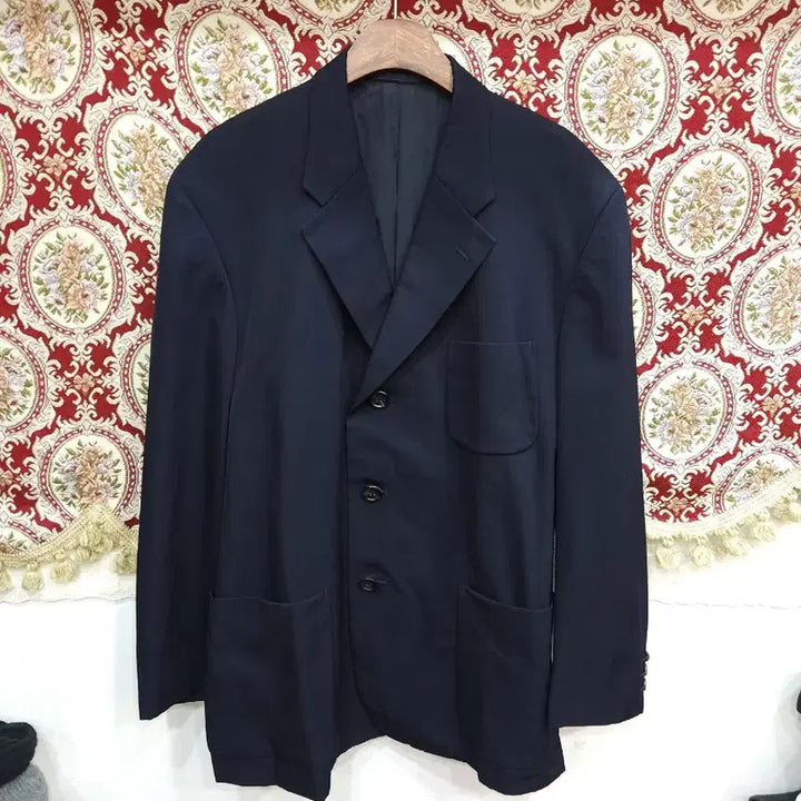 [BUNJANG] Comme des Garcons Homme 90s Navy Blazer / 꼼데가르송 옴므 90s 네이비 블레이저