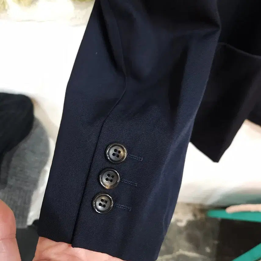 [BUNJANG] Comme des Garcons Homme 90s Navy Blazer / 꼼데가르송 옴므 90s 네이비 블레이저