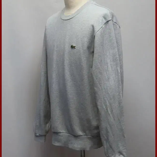 [BUNJANG] Lacoste Gray Sweatshirt 105 Size / 라코스테/회색 맨투맨티셔츠/105사이즈/따봉구제(H-2)