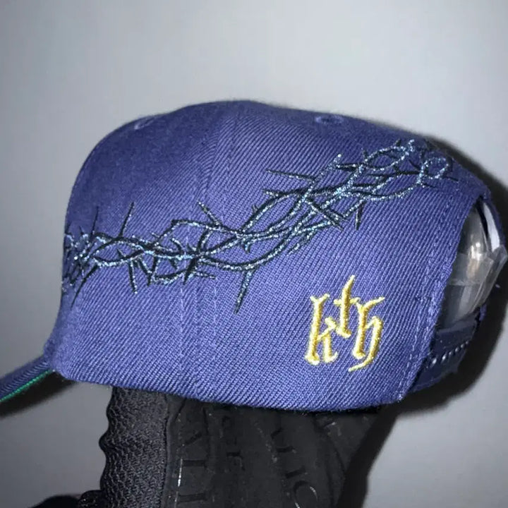 [BUNJANG] Chris Brown Kill The Hype Detroit Thorn Crown Snapback Hat / 크리스브라운 KILL THE HYPE 디트로이트 가시왕관 스냅백 모자