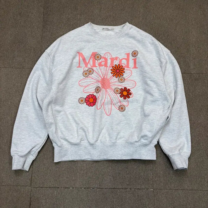 [SOLD OUT] 마르디 메크르디 플라워 우먼스 맨투맨