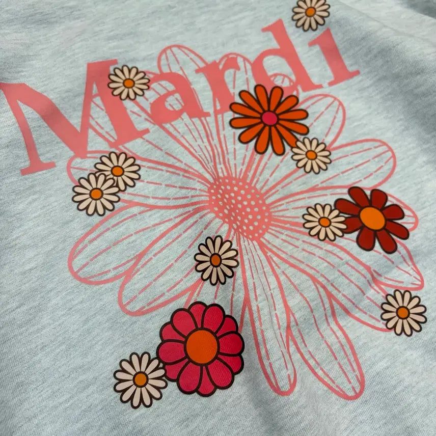 [SOLD OUT] 마르디 메크르디 플라워 우먼스 맨투맨