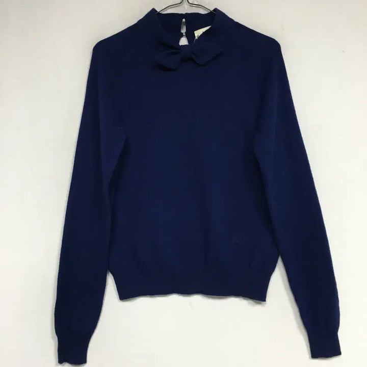 [BUNJANG] Mulberry Cashmere Ribbon Knit Top / mulberry 멀버리 정품 캐시미어 리본 니트 xs
