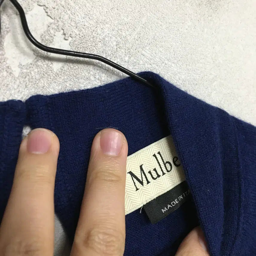 [BUNJANG] Mulberry Cashmere Ribbon Knit Top / mulberry 멀버리 정품 캐시미어 리본 니트 xs