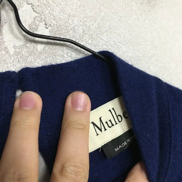 [BUNJANG] Mulberry Cashmere Ribbon Knit Top / mulberry 멀버리 정품 캐시미어 리본 니트 xs