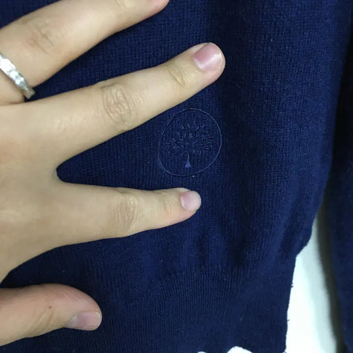 [BUNJANG] Mulberry Cashmere Ribbon Knit Top / mulberry 멀버리 정품 캐시미어 리본 니트 xs