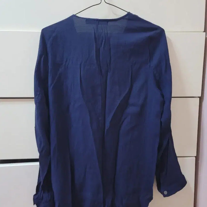 [BUNJANG] Soup Navy Zip-up Cardigan / Soup 브랜드의 네이비 색상 집업 가디건