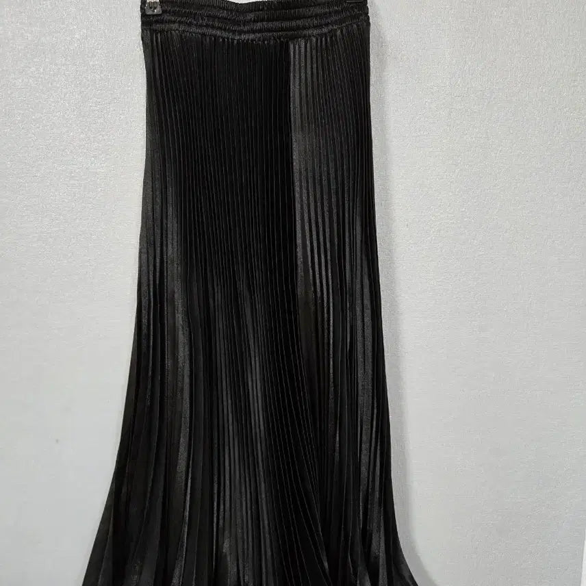 [SOLD OUT] 블랙 플리츠 롱 스커트 55~66