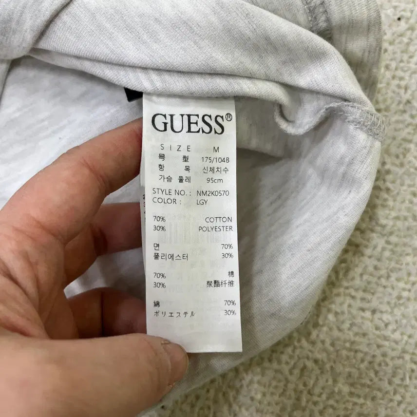 [BUNJANG] Guess Small Logo T-shirt / M 게스 스몰로고 반팔 티셔츠 0319M