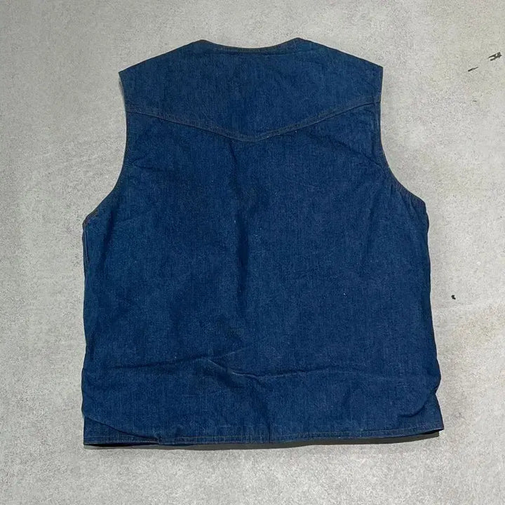 [BUNJANG] Eddie Bauer Work Denim Vest / 에디바우어 워크 데님 베스트 s10309