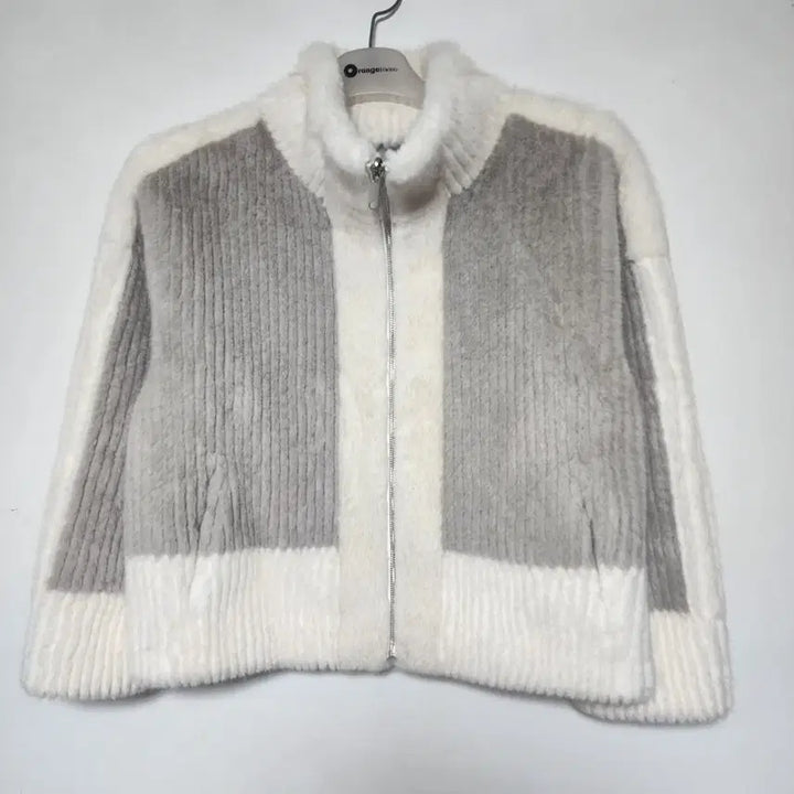 [BUNJANG] Jjolishop Faux Mink Fur Jacket / 쪼리샵 인조 밍크퍼 자켓 90