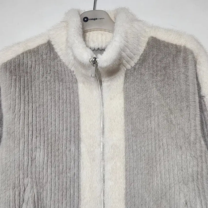 [BUNJANG] Jjolishop Faux Mink Fur Jacket / 쪼리샵 인조 밍크퍼 자켓 90