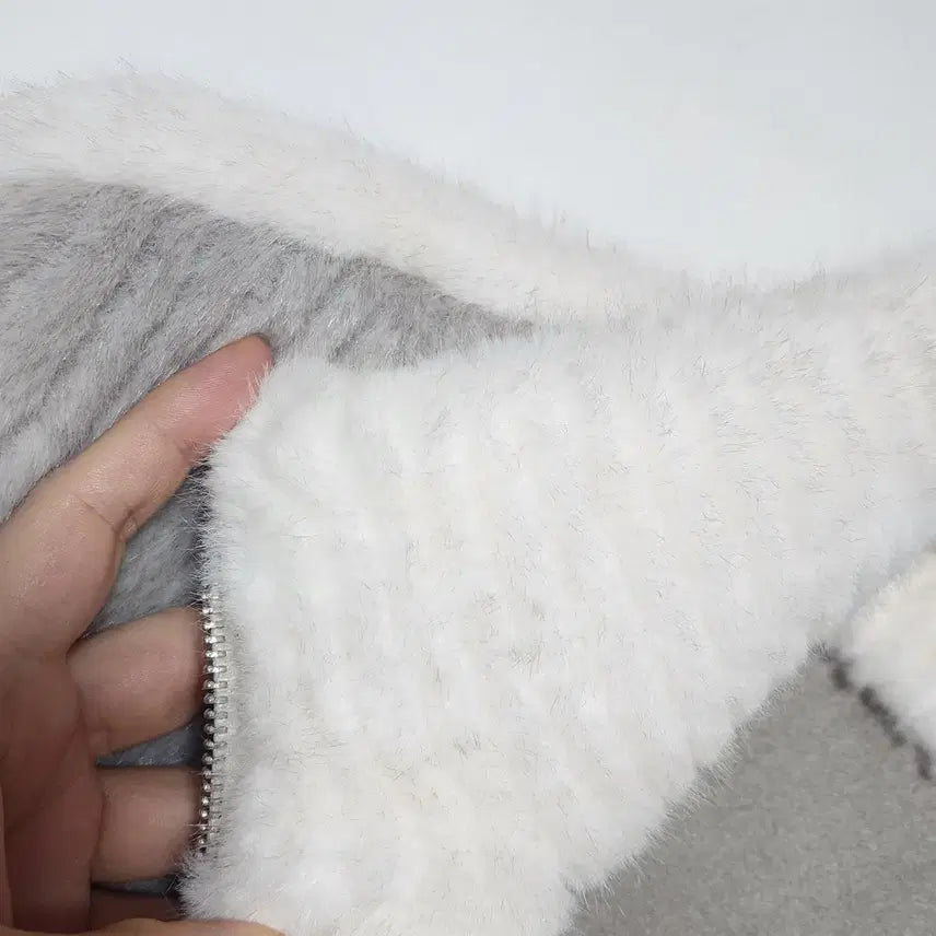 [BUNJANG] Jjolishop Faux Mink Fur Jacket / 쪼리샵 인조 밍크퍼 자켓 90