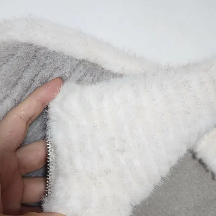 [BUNJANG] Jjolishop Faux Mink Fur Jacket / 쪼리샵 인조 밍크퍼 자켓 90