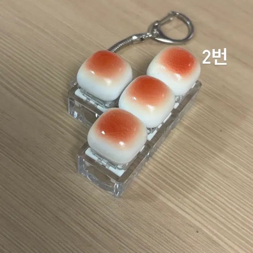 [BUNJANG] Clicker Keycap Keyring Toasted Bread Clicker / 클리커 키캡키링 구운식빵 딸깍이