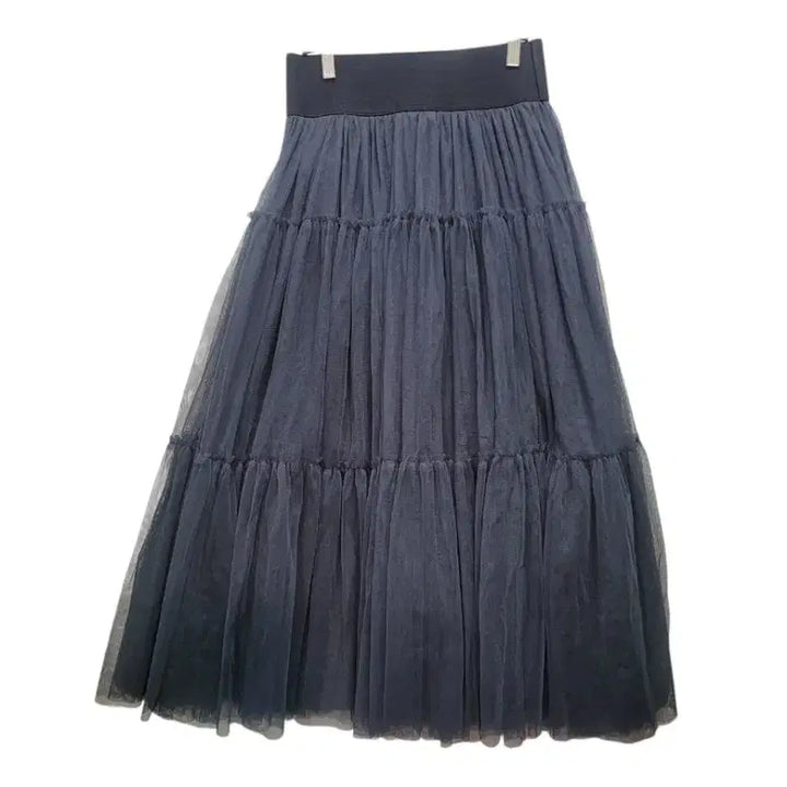 [BUNJANG] Namebom Double Layered See-Through Long Skirt / 시스루 2겹 롱스커트 이름봄 가을 의류
