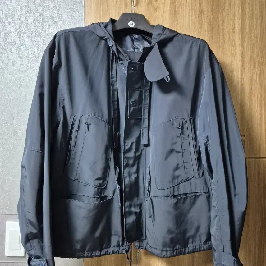 [BUNJANG] Polytelu Hooded Parka Dark Navy (Size 3) / 폴리테루 후디드 파카 다크네이비 3
