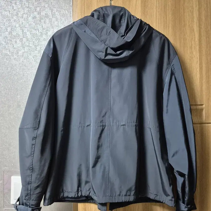 [BUNJANG] Polytelu Hooded Parka Dark Navy (Size 3) / 폴리테루 후디드 파카 다크네이비 3