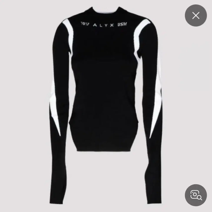 [BUNJANG] ALYX 1017 9SM Black Long Sleeve Knit T-shirt / ALYX 1017 9SM 블랙 긴팔 티셔츠 니트 알릭스