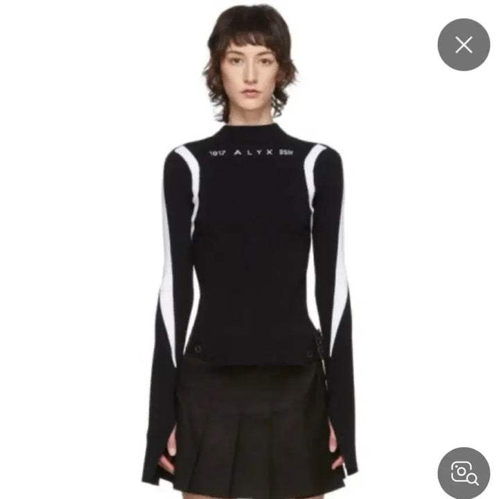 [BUNJANG] ALYX 1017 9SM Black Long Sleeve Knit T-shirt / ALYX 1017 9SM 블랙 긴팔 티셔츠 니트 알릭스