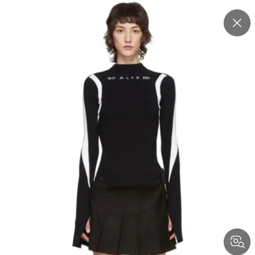 [BUNJANG] ALYX 1017 9SM Black Long Sleeve Knit T-shirt / ALYX 1017 9SM 블랙 긴팔 티셔츠 니트 알릭스