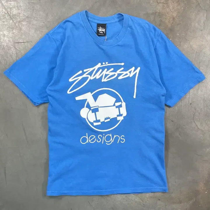 [BUNJANG] Stussy Skate Man T-Shirt / 스투시 스케이트맨 반팔 티셔츠