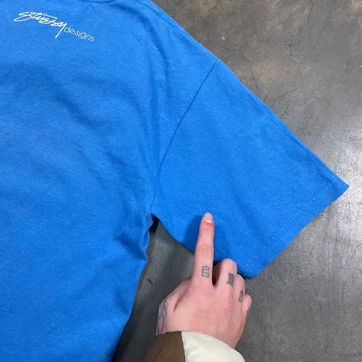 [BUNJANG] Stussy Skate Man T-Shirt / 스투시 스케이트맨 반팔 티셔츠