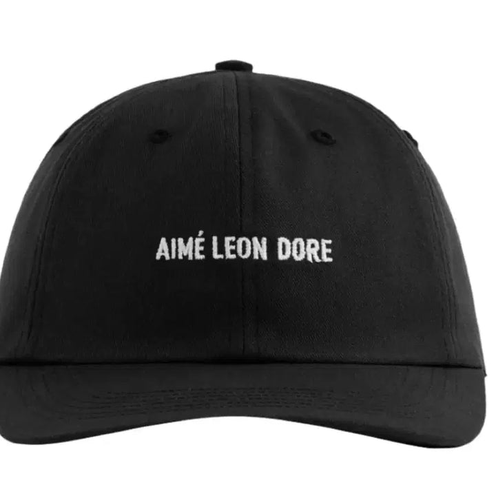 [BUNJANG] Aimé Leon Dore Cotton Logo Black Baseball Cap / 에임레온도르 코튼로고 블랙 볼캡
