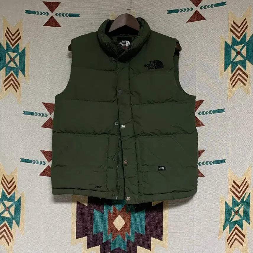 [BUNJANG] The North Face Padded Vest Khaki L / 노스페이스 패딩 베스트 카키 L