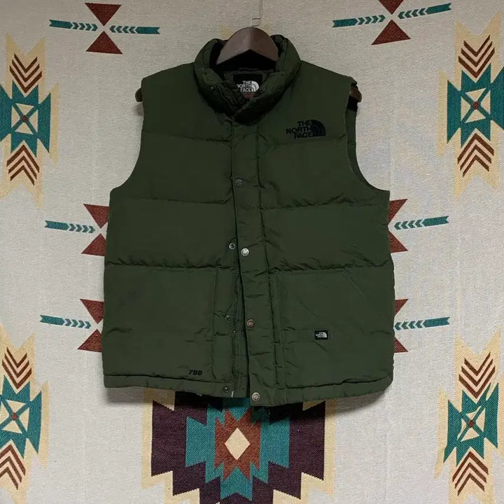 [BUNJANG] The North Face Padded Vest Khaki L / 노스페이스 패딩 베스트 카키 L
