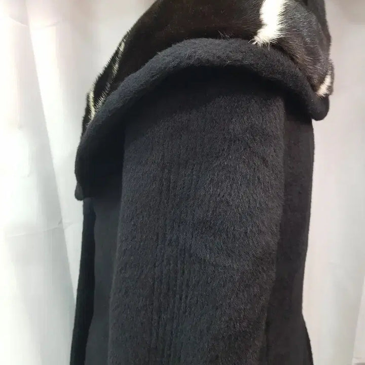 [BUNJANG] Jindo Mink Collar Half Coat / 진도 밍크카라 반코트