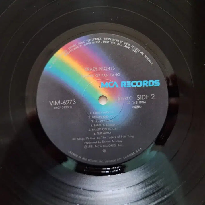 [BUNJANG] Tigers of Pan Tang Crazy Nights LP / 수입반/Tigers of Pan Tang-Crazy Nights LP