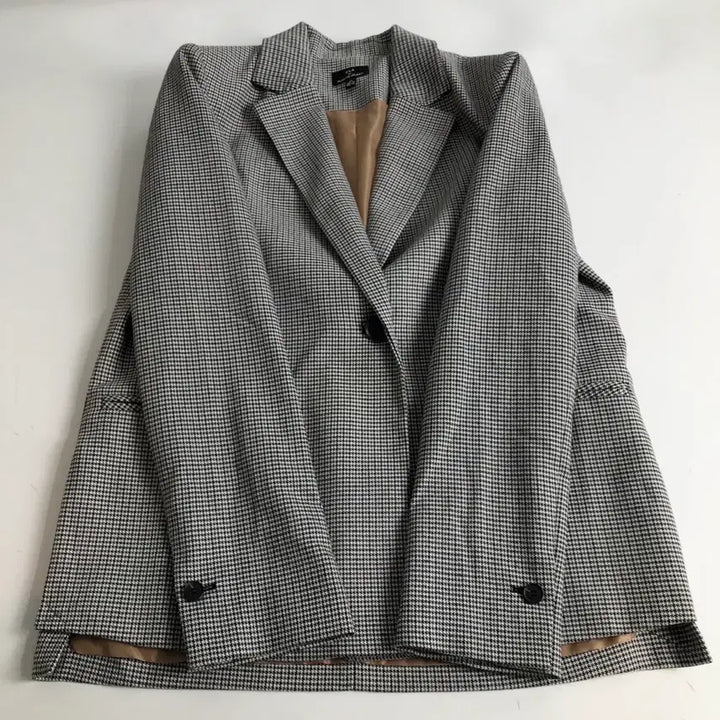 [BUNJANG] Plastic Island Houndstooth Check Jacket / 플라스틱아일랜드 하운드투스 체크 자켓